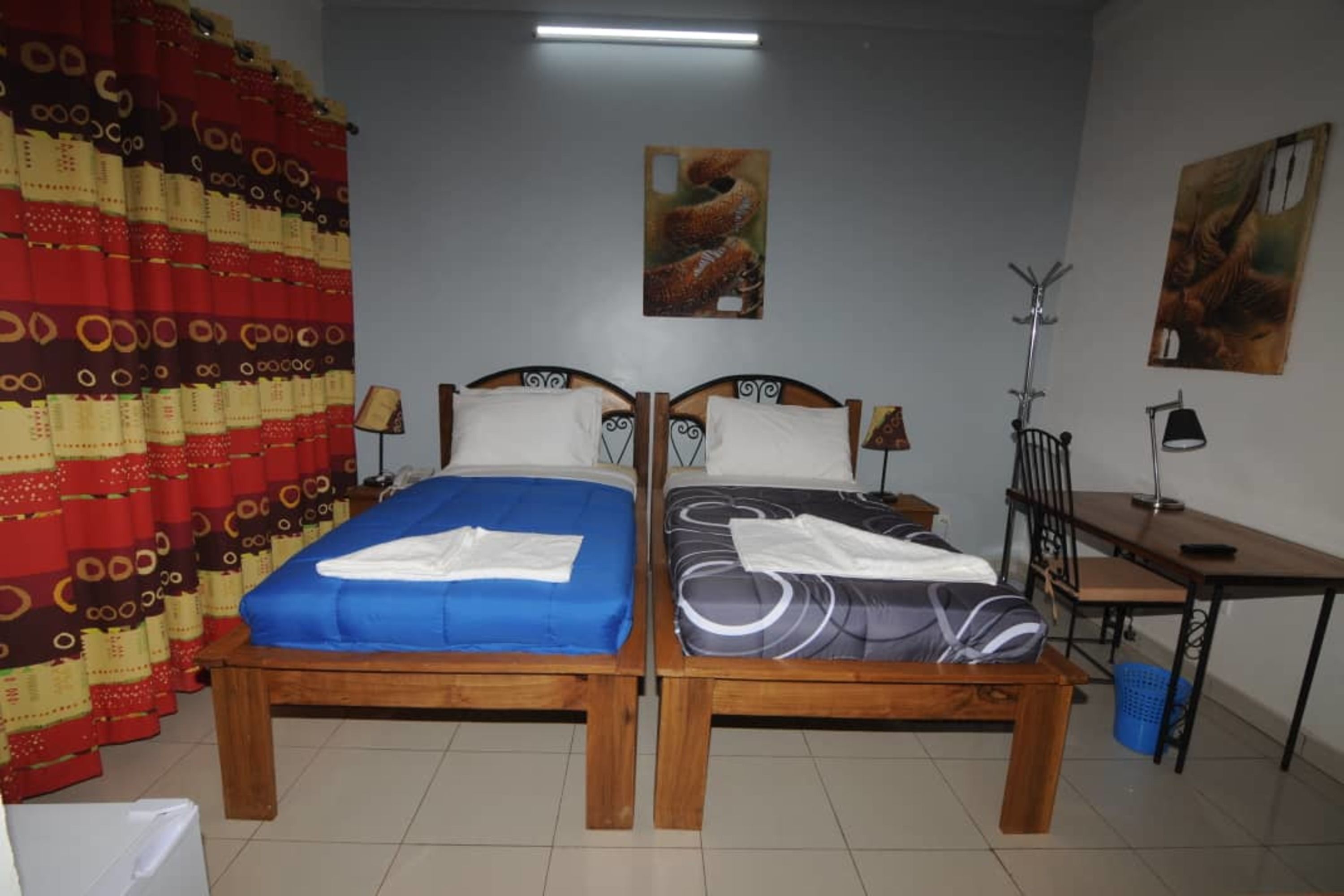 senior apartment, 2 queen beds, non smoking | minibar, in-room safe, individually decorated, individually furnished