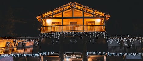 Front of property – evening/night