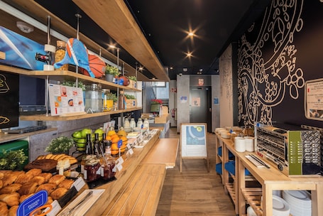 Daily buffet breakfast (EUR 9.50 per person)