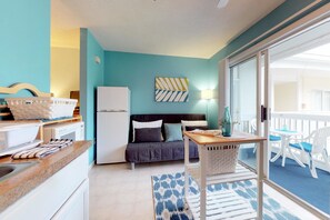 Studio, 1 Bedroom, Private Pool (Wellington Manor 215) | Living area | TV - Wellington Manor (Wells)