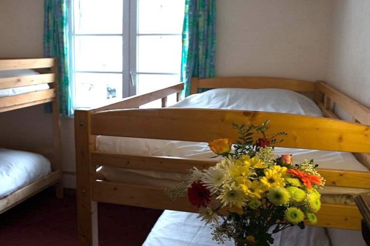 In-room safe, iron/ironing board, free cribs/infant beds, free WiFi
