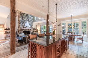 House | Living area | Fireplace, table tennis