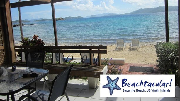 Apartment | Beach | On the beach - Beachtacular! Sapphire Beach Apartment 1 BestStayz.1 (St. Thomas)