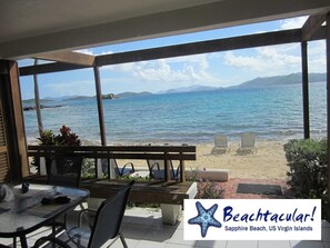Apartment | Beach | On the beach - Beachtacular! Sapphire Beach Apartment 1 BestStayz.1 (St. Thomas)