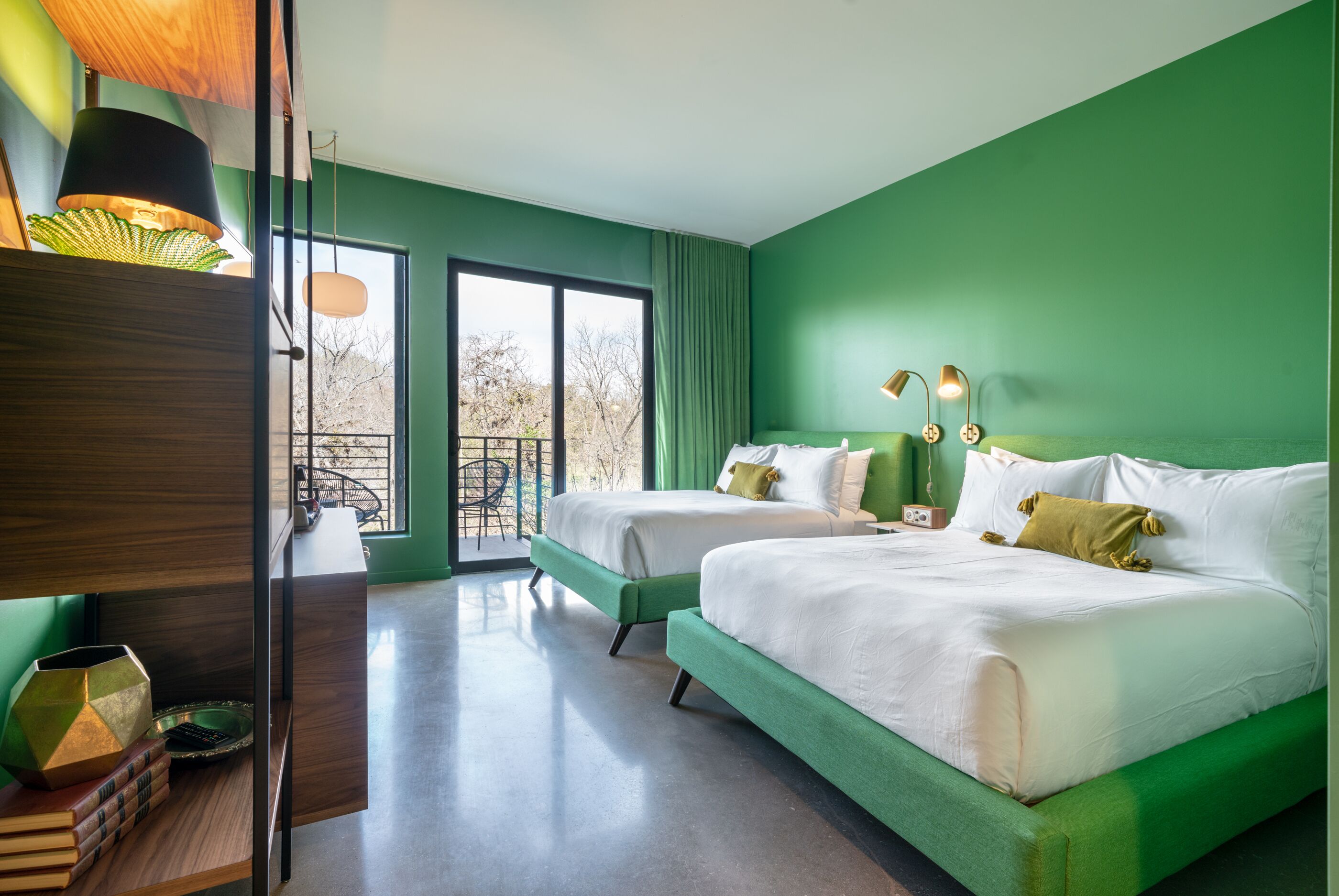 Double Room, Creek View | Minibar, in-room safe, blackout curtains, iron/ironing board