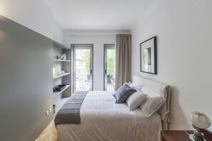 Appartement, 2 chambres, terrasse (1) | 2 chambres, literie de qualité, couette en duvet, ameublement unique