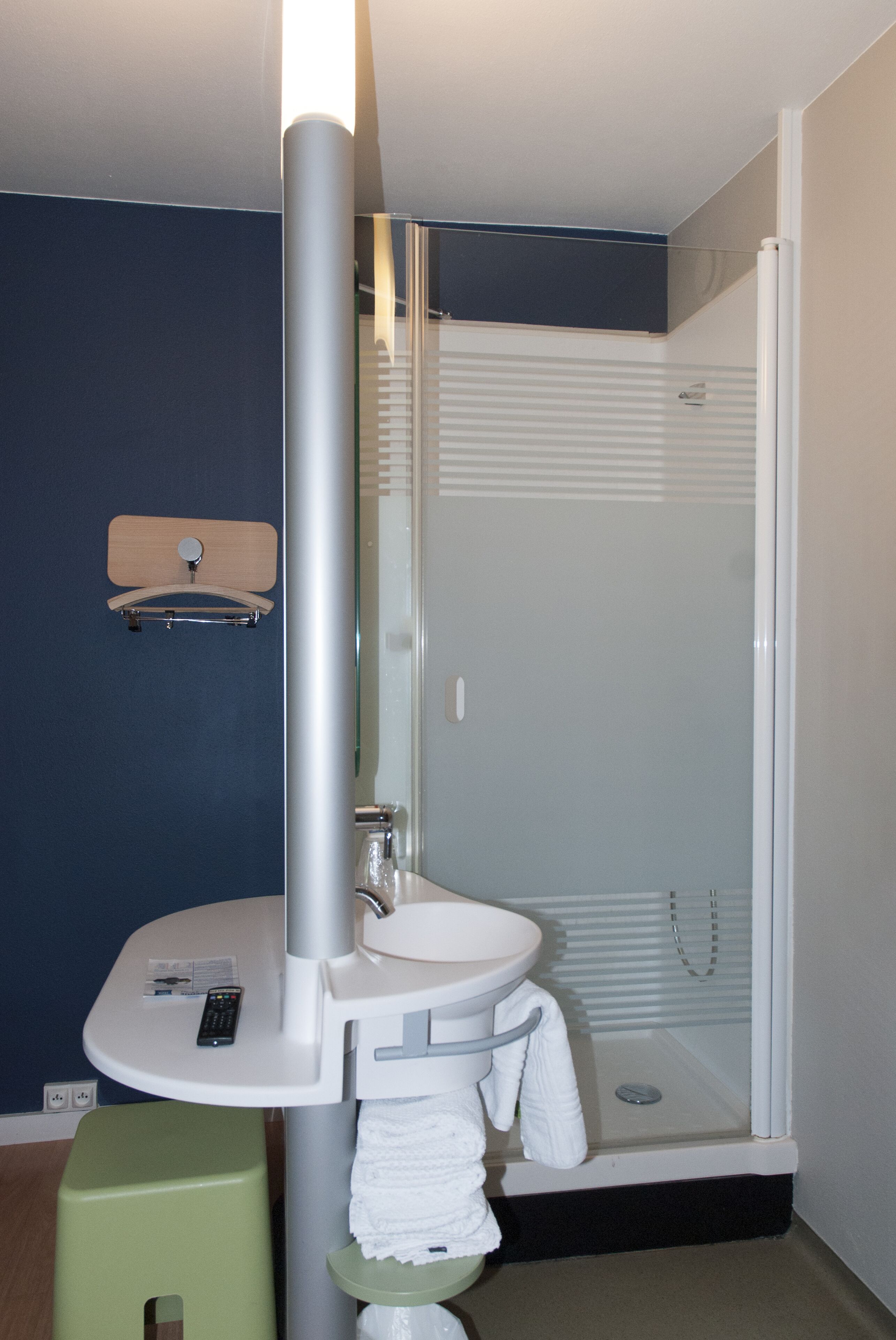 shower, eco-friendly toiletries, towels