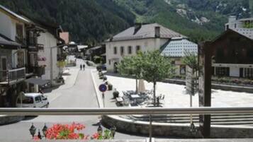 Blick von der Unterkunft