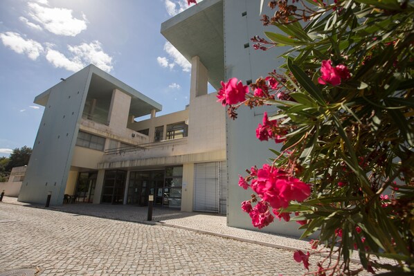 Vista frontal de la propiedad