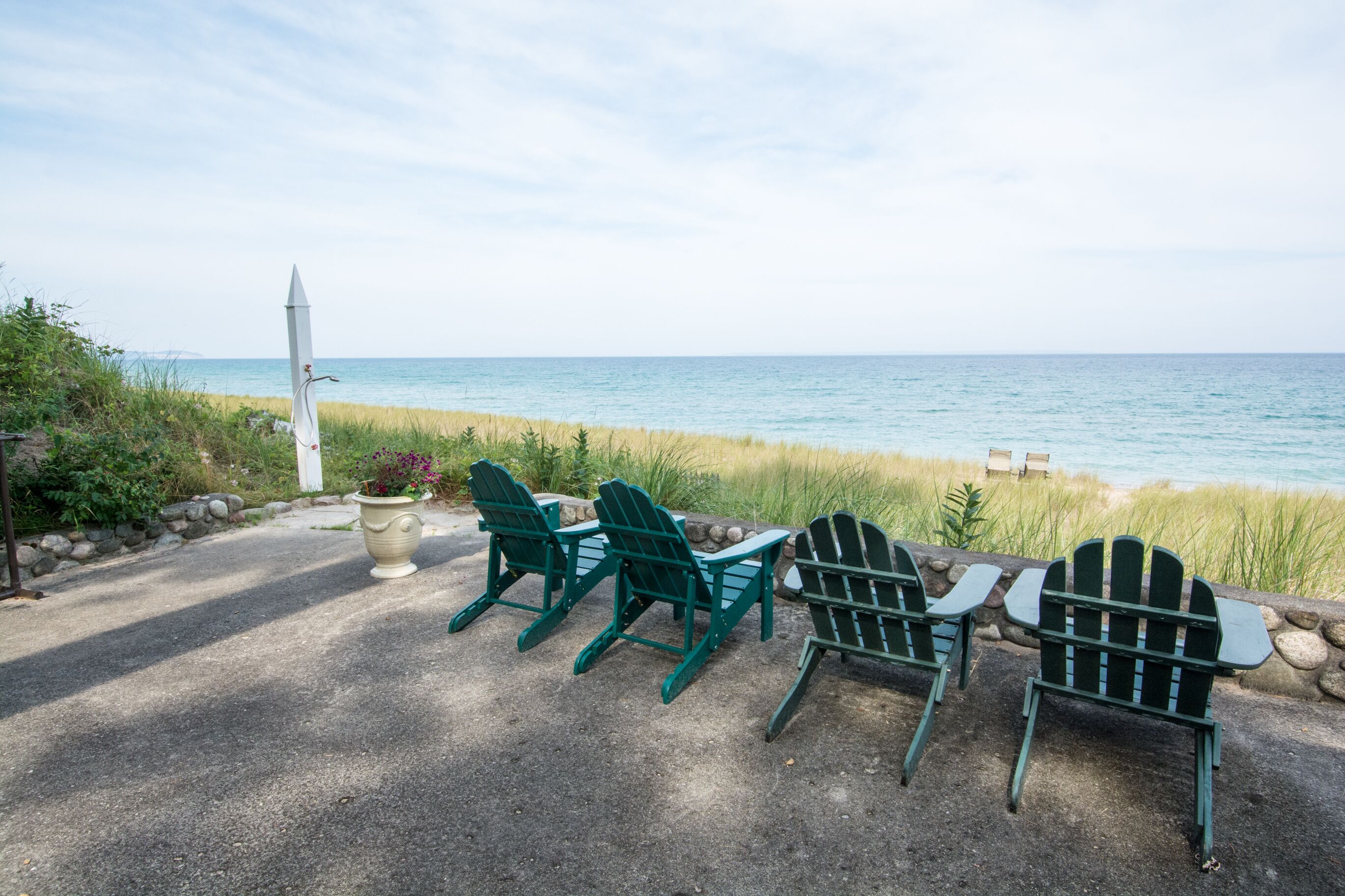 Luxury Lake Michigan Private Home with Grand Views in the Village of Leland
