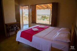 Chalet, useita sänkyjä, tupakointi kielletty, vuoristonäköala | 1 makuuhuone, vuodevaatteet