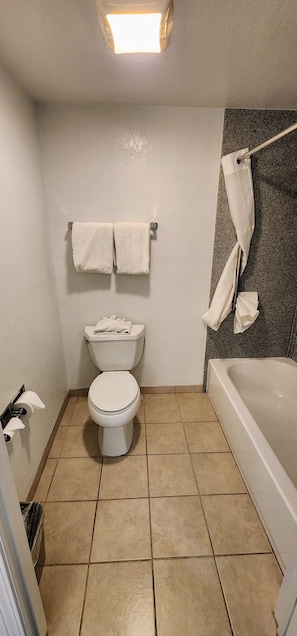 Habitación, 1 cama King size, para no fumadores | Baño | Regadera y toallas