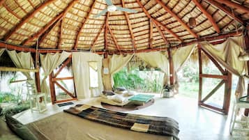 Luxury Tent, 1 King Bed, Non Smoking, Garden View | Premium bedding, down duvets, pillow-top beds, individually decorated
