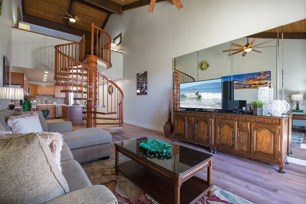 Fernseher, DVD-Player, Tischfußball, Tischtennisplatte