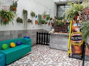 Terrace/patio - Water Palace Hostal (Quito)
