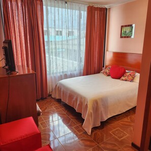 Phòng tiện nghi đơn giản | Bộ trải giường bằng vải Frette của Ý, bộ đồ giường cao cấp 