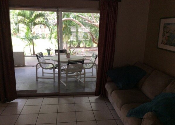 TV, DVD player, books