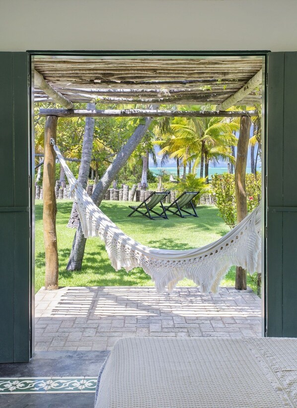 Terrace/patio - Linda Casa Beira Mar in Patacho Beach (Porto de Pedras)