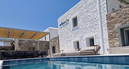 Kaunis lomamökki, josta on näkymät rannalle perheille tai 5 hengen ryhmille