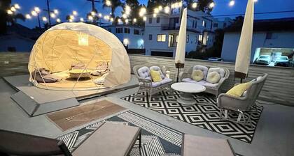 Täydellisesti sijoitettu, moderni, mukautettu rakennettu casita w / AC & katolla oleva auringonlasku