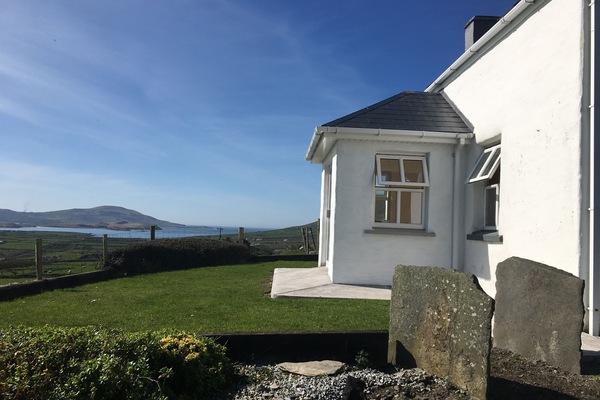 Front garden with Valentia island in the distance