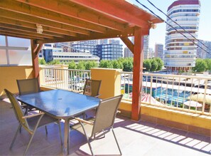 Outdoor dining - Atico Ancla Penthouse (Benidorm)