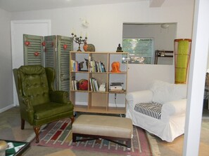 Smart TV, books, music library, video library