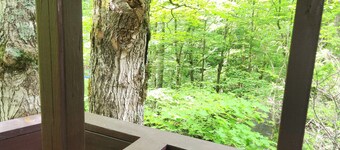 Peaceful Mountain Cottage, Deck with Gazebo