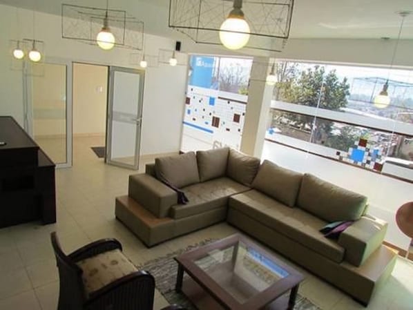 Lobby sitting area
