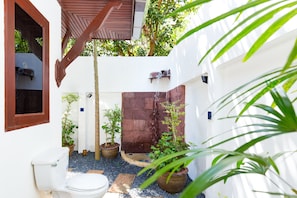 2-Bedroom Pool Villa | Bathroom | Shower, hair dryer, towels - Blissful Jacuzzi Living at Villa Nikkie2 (Rawai)