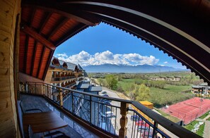 Studio, Multiple Beds, Non Smoking, Mountain View | Balcony view