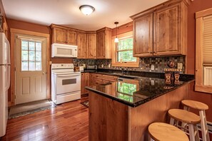 Fridge, oven, dishwasher, toaster