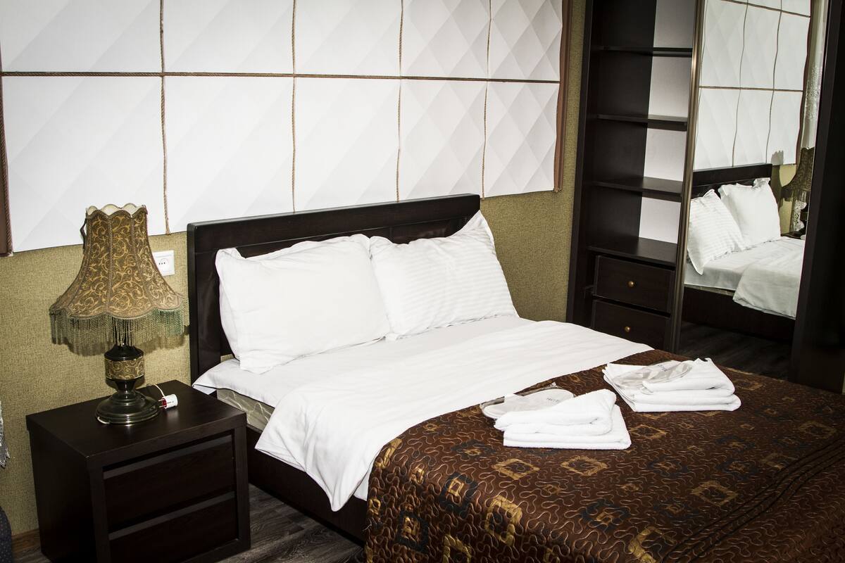 Desk, soundproofing, iron/ironing board, rollaway beds