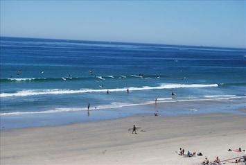 Tourmaline surf break in front of luxury beach home