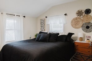 2 bedrooms, in-room safe, iron/ironing board, WiFi