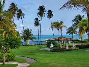 Ocean view from balcony