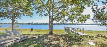 Fish or boat directly off our shared dock!