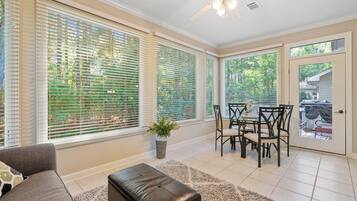 Uitzicht vanuit accommodatie