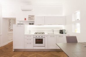 Fridge, oven, stovetop, dishwasher - Luxury apartment in the heart of Rome - Spanish Steps, wi-fi, a / c, (Roma)