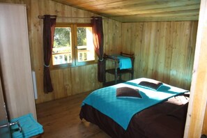 5 bedrooms, desk, iron/ironing board, travel cot - Chalet in wood and stone, redone, 250 metres from the ski lifts. (Les Deux-Alpes)