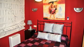 1 habitación, tabla de planchar con plancha, wifi y ropa de cama