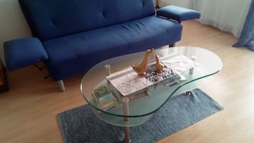 Télévision, baby-foot, livres, chaßne hi-fi