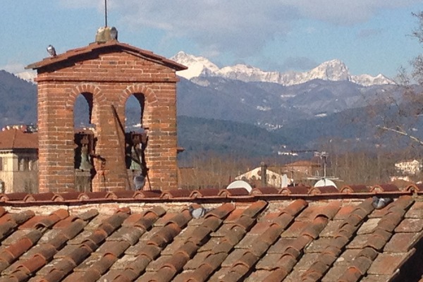 Church view from master bedroom window