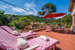 Terrace/patio - House in Pollensa Can Bennassar near the beach (Pollensa)