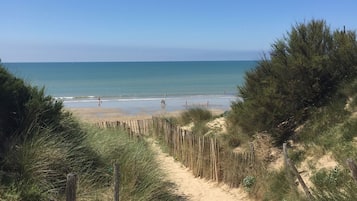 Accommodatie ligt op het strand