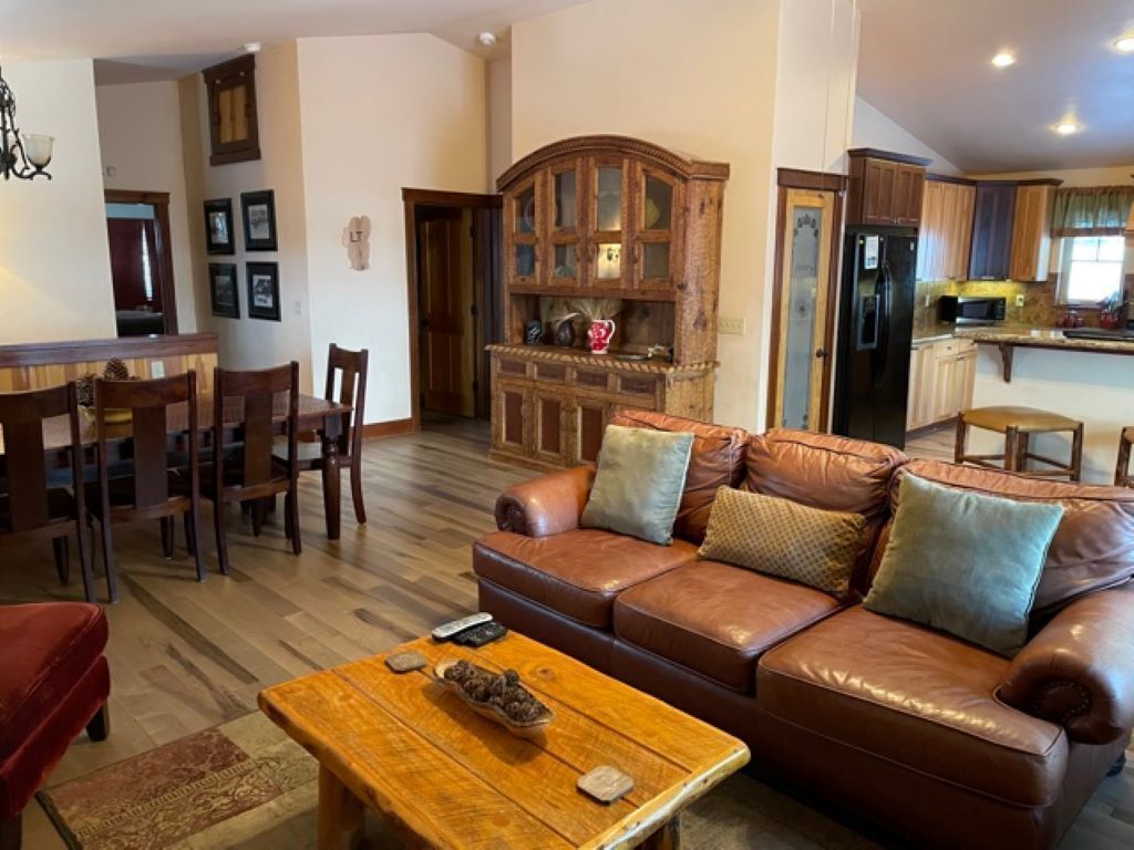 TV, fireplace, DVD player, foosball