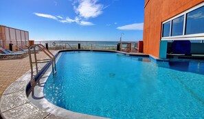 Indoor pool, outdoor pool
