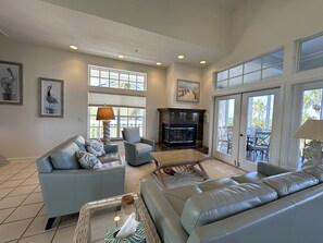 Smart TV, DVD player, ping pong, books