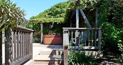 Ocean Views and Steps to Secluded Beach!
