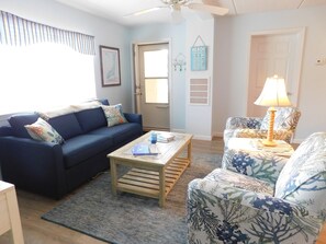 TV, DVD player, books, video library - Beautiful and Spacious, 2 bed 2 full bath, pool and jacuzzi, steps to the ocean (Hatteras)